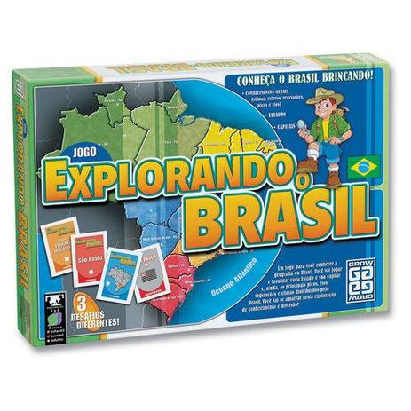 Jogo Explorando O Brasil Grow 1658 Menor preço em Jogo Explorando O Brasil Grow 1658