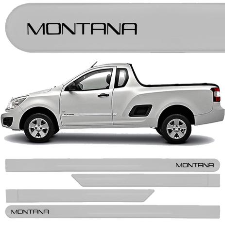 Jogo Friso Lateral Chevrolet Montana Prata Switchblade - Kl store Menor preço em Jogo Friso Lateral Chevrolet Montana Prata Switchblade - Kl store