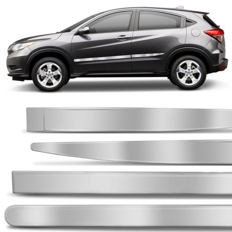 Jogo Friso Lateral Cromado 4 Portas HRV IX35 Tucson Kicks Creta RAV4 CRV Duster Ecosport - Nk brasil Menor preço em Jogo Friso Lateral Cromado 4 Portas HRV IX35 Tucson Kicks Creta RAV4 CRV Duster Ecosport - Nk brasil