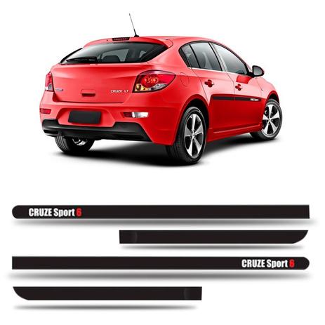 Jogo Friso Lateral Cruze Sport6 2012 Á 2018 Borrachão - Sanfil Menor preço em Jogo Friso Lateral Cruze Sport6 2012 Á 2018 Borrachão - Sanfil
