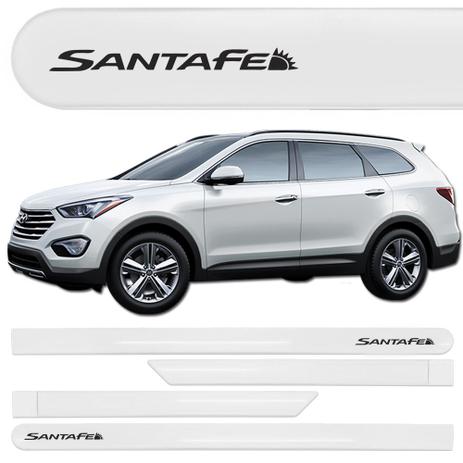 Jogo Friso Lateral Hyundai Santa Fé Branco Polar - Kl store Menor preço em Jogo Friso Lateral Hyundai Santa Fé Branco Polar - Kl store