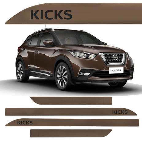 Jogo Friso Lateral Nissan Kicks Cinza Rust - KL STORE Menor preço em Jogo Friso Lateral Nissan Kicks Cinza Rust - KL STORE