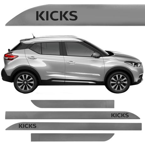Jogo Friso Lateral Nissan Kicks Prata Classic - Kl store Menor preço em Jogo Friso Lateral Nissan Kicks Prata Classic - Kl store