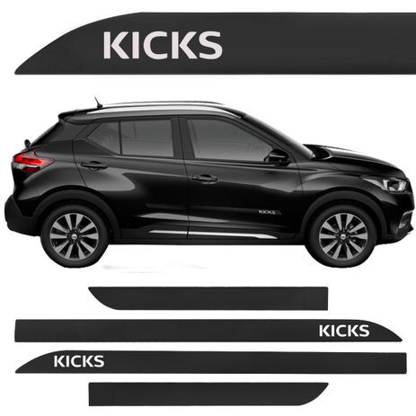 Jogo Friso Lateral Nissan Kicks Preto Premium - Kl Store Menor preço em Jogo Friso Lateral Nissan Kicks Preto Premium - Kl Store