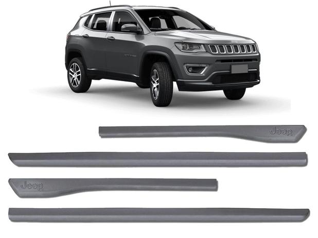 Jogo Friso Lateral Porta Jeep Compass Cinza Antique Modelo Original - KL Store Menor preço em Jogo Friso Lateral Porta Jeep Compass Cinza Antique Modelo Original - KL Store