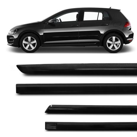 Jogo Friso Lateral Slim Fox Gol Jetta Novo Golf Polo Up Virtus Preto Ninja sem Grafia Borrachão - Zp Menor preço em Jogo Friso Lateral Slim Fox Gol Jetta Novo Golf Polo Up Virtus Preto Ninja sem Grafia Borrachão - Zp