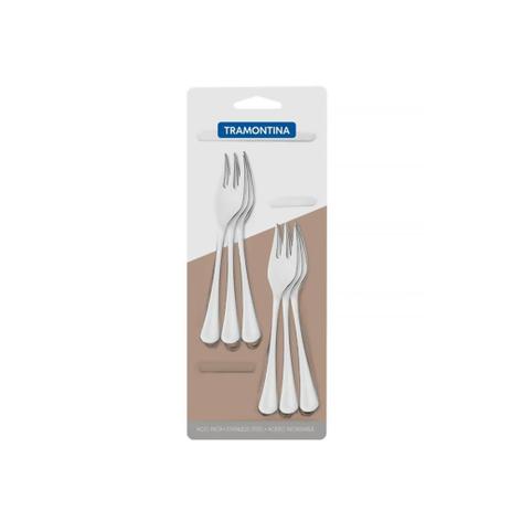 Jogo Garfo Torta Aço Inox 6 Peças - Tramontina Menor preço em Jogo Garfo Torta Aço Inox 6 Peças - Tramontina
