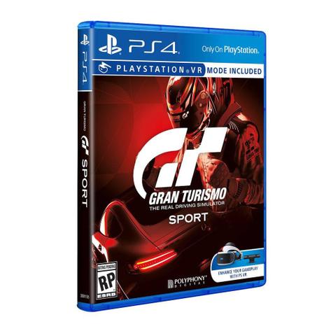 Jogo Gran Turismo Sport - Ps4 - Mídia Física Lacrado - Polyphony Menor preço em Jogo Gran Turismo Sport - Ps4 - Mídia Física Lacrado - Polyphony