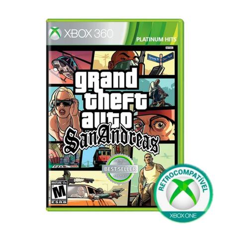 Jogo Grand Theft Auto San Andreas Xbox 360 - Rockstar games Menor preço em Jogo Grand Theft Auto San Andreas Xbox 360 - Rockstar games