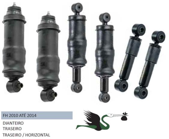 Jogo Kit Amortecedor Bolsa Pneumática Dianteira Traseira E Amortecedor Horizontal Cabine Volvo Fh 2010 A 2014 - Suspentech Menor preço em Jogo Kit Amortecedor Bolsa Pneumática Dianteira Traseira E Amortecedor Horizontal Cabine Volvo Fh 2010 A 2014 - Suspentech