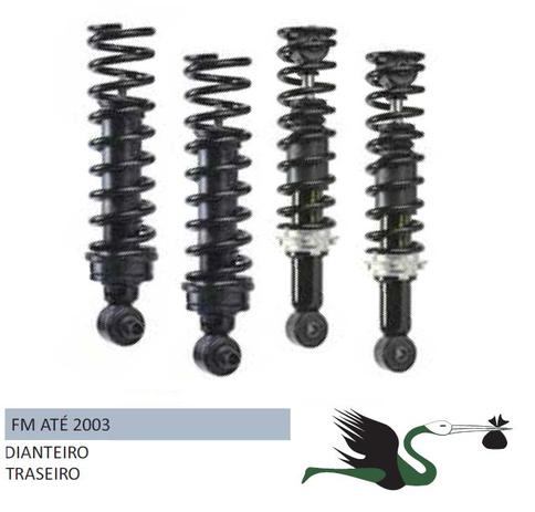 Jogo Kit Mola Amortecedor Dianteira E Traseira Cabine Volvo Fm Até 2003 - Suspentech Menor preço em Jogo Kit Mola Amortecedor Dianteira E Traseira Cabine Volvo Fm Até 2003 - Suspentech