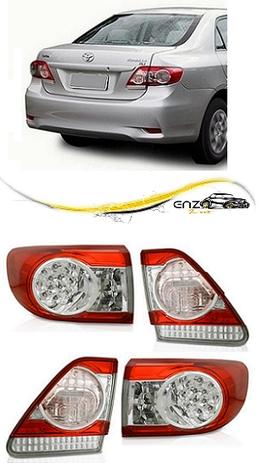Jogo Lanterna Traseira Corolla 2012 2013 2014 Com Led - Toyota Menor preço em Jogo Lanterna Traseira Corolla 2012 2013 2014 Com Led - Toyota