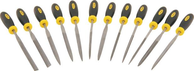 Jogo lima agulha 150mm cabo plástico com 12 peças - Vonder Menor preço em Jogo lima agulha 150mm cabo plástico com 12 peças - Vonder