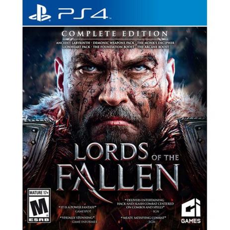 Jogo Lords Of The Fallen Complete Edition - PS4 - Ci games é boa?