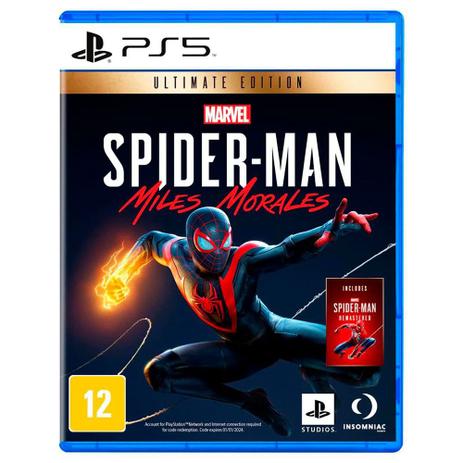 Jogo Marvels Spider-Man: Miles Morales Edição Ultimate PS5 - Insomniac Menor preço em Jogo Marvels Spider-Man: Miles Morales Edição Ultimate PS5 - Insomniac