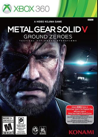 Jogo Metal Gear Solid Ground Zeroes X360 - Konami Menor preço em Jogo Metal Gear Solid Ground Zeroes X360 - Konami