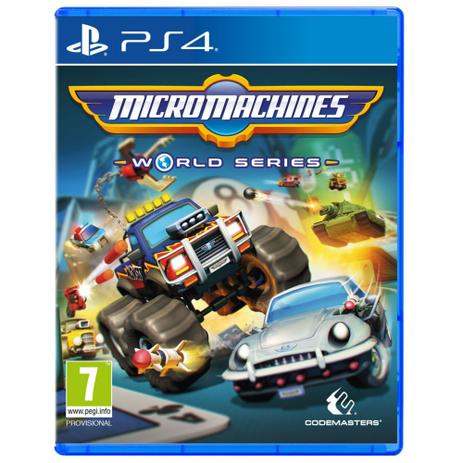 Jogo Micro Machines World Series - PS4 - Codemasters Menor preço em Jogo Micro Machines World Series - PS4 - Codemasters