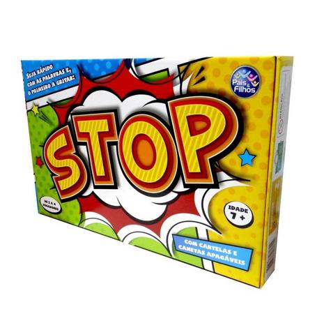 Jogo o Stop - Pais e Filhos 7172 - Paisfilhos Menor preço em Jogo o Stop - Pais e Filhos 7172 - Paisfilhos