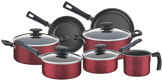 Jogo Panelas Alum 7pc Bergamo Ver Tramontina 20399/783 - Tramontina cutelaria Menor preço em Jogo Panelas Alum 7pc Bergamo Ver Tramontina 20399/783 - Tramontina cutelaria