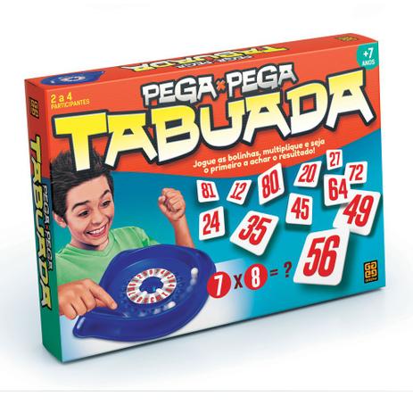 Jogo Pega-Pega Tabuada - 2018 - Grow Menor preço em Jogo Pega-Pega Tabuada - 2018 - Grow