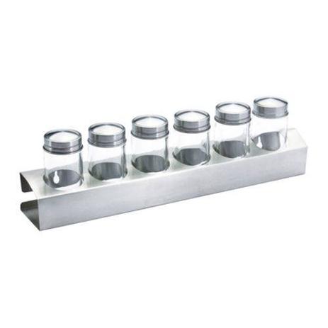 Jogo Porta Condimentos 06 Potes 80 Ml - Goldenhome Menor preço em Jogo Porta Condimentos 06 Potes 80 Ml - Goldenhome