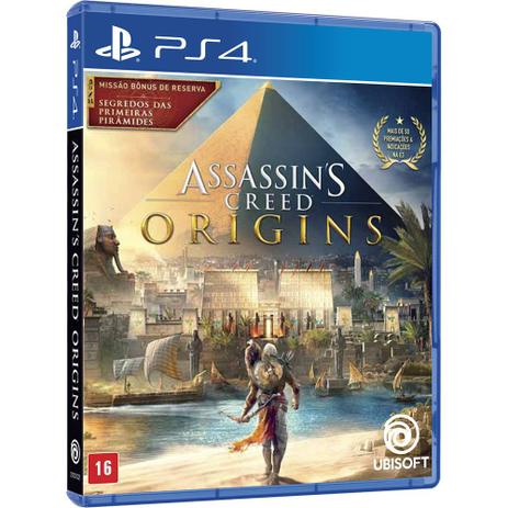 Jogo PS4 Assassins Creed Origins - Ubisoft Menor preço em Jogo PS4 Assassins Creed Origins - Ubisoft