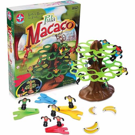 Jogo pula macaco - estrela Menor preço em Jogo pula macaco - estrela