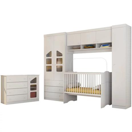 Jogo Quarto Infantil Modulado com Cômoda Eloísa e Berço Mini Cama Alegria Branco - Phoenix Baby Menor preço em Jogo Quarto Infantil Modulado com Cômoda Eloísa e Berço Mini Cama Alegria Branco - Phoenix Baby