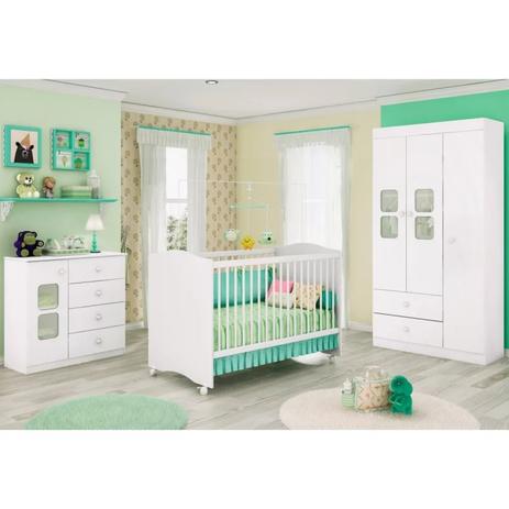 Jogo Quarto Infantil Xodó com Berço Mini Cama Satriani Branco - Móveis Estrela Menor preço em Jogo Quarto Infantil Xodó com Berço Mini Cama Satriani Branco - Móveis Estrela