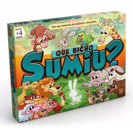 Jogo Que Bicho Sumiu - Grow Menor preço em Jogo Que Bicho Sumiu - Grow