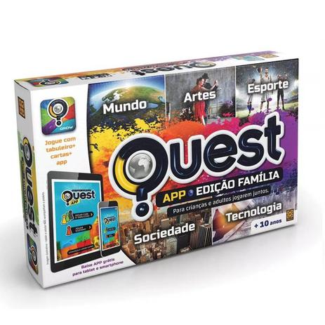 Jogo Quest Edição Família APP - Grow 3190 Menor preço em Jogo Quest Edição Família APP - Grow 3190