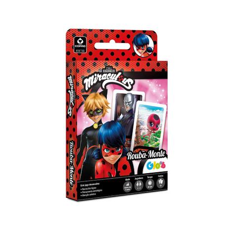 Jogo Rouba Monte - As Aventuras de Ladybug - Copag Menor preço em Jogo Rouba Monte - As Aventuras de Ladybug - Copag