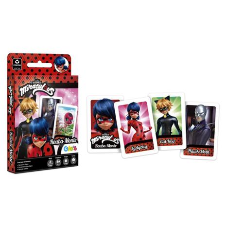 Jogo Rouba-Monte Miraculous Ladybug - Copag Menor preço em Jogo Rouba-Monte Miraculous Ladybug - Copag