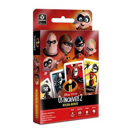 Jogo Rouba Monte Os Incriveis 2 Disney Pixar Copag Menor preço em Jogo Rouba Monte Os Incriveis 2 Disney Pixar Copag