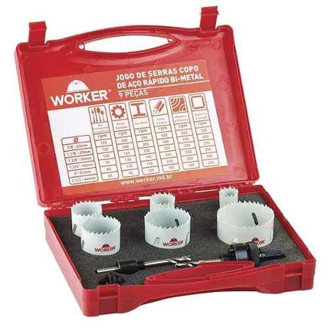 Jogo Serra Copo Aço Rápido Bi Metal 9 Peças - Worker é boa?
