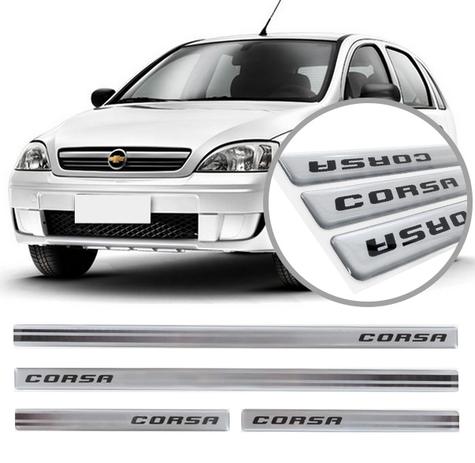 Jogo Soleira Corsa Modelo Aço Escovado Resinada 4 Portas - Sportinox é boa?