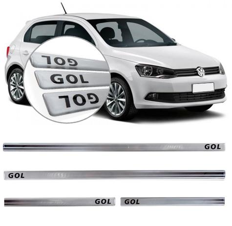 Jogo Soleira Gol G3/G6 Modelo Aço Escovado Resinada 4 Portas - Sportinox é boa?
