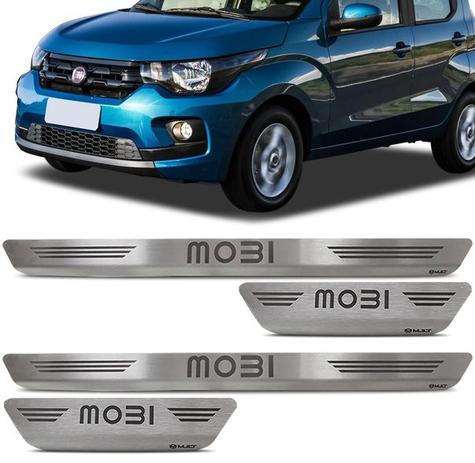 Jogo Soleira Mobi Aço Inox Escovado 4 Portas Esportiva - Multengate Menor preço em Jogo Soleira Mobi Aço Inox Escovado 4 Portas Esportiva - Multengate