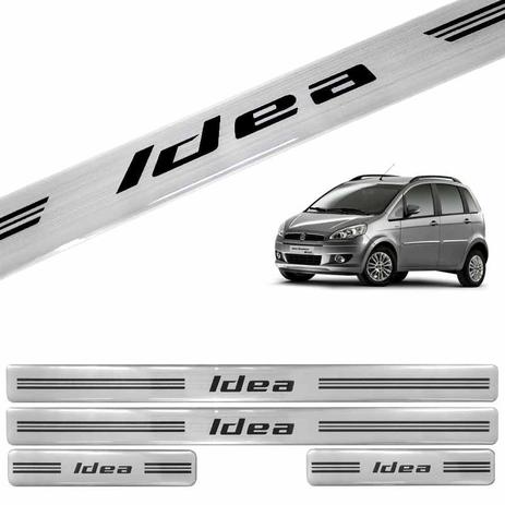 Jogo Soleira Resinada Fiat Idea 2014 em Diante Prata - Ura Menor preço em Jogo Soleira Resinada Fiat Idea 2014 em Diante Prata - Ura