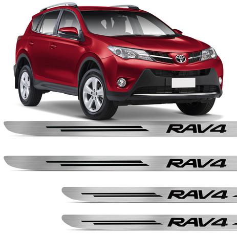 Jogo Soleira Resinada Toyota RAV4 2013 a 2018 Modelo Escovado Grafia Excelente Fixação - Resitank Menor preço em Jogo Soleira Resinada Toyota RAV4 2013 a 2018 Modelo Escovado Grafia Excelente Fixação - Resitank