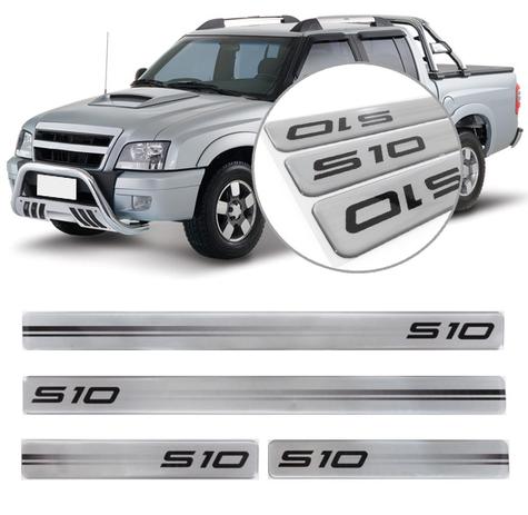 Jogo Soleira S10 .../2011 Modelo Aço Escovado Resinada 4 Portas - Sportinox é boa?