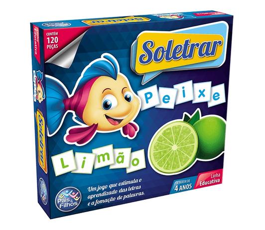 Jogo Soletrar Brincar de Aprender 120 Peças - 104160 - Pais e filhos Menor preço em Jogo Soletrar Brincar de Aprender 120 Peças - 104160 - Pais e filhos