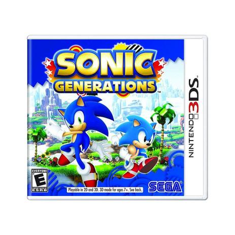 Jogo Sonic Generations - 3DS - Sega Menor preço em Jogo Sonic Generations - 3DS - Sega