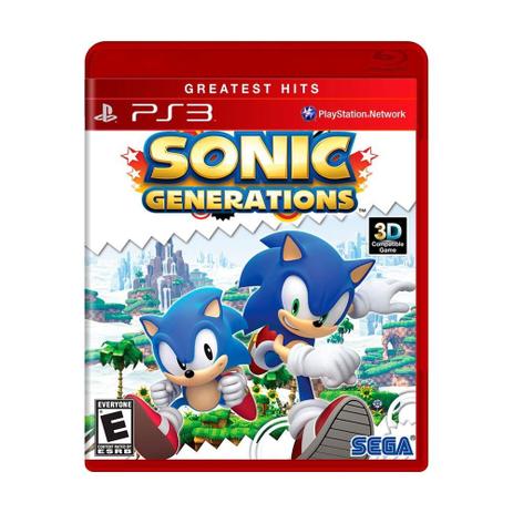 Jogo Sonic Generations - PS3 - Sega Menor preço em Jogo Sonic Generations - PS3 - Sega