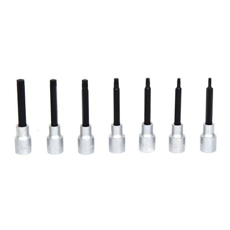 Jogo Soquete Bits Torx Longo 7 Peças 1/2Pol Waft Menor preço em Jogo Soquete Bits Torx Longo 7 Peças 1/2Pol Waft