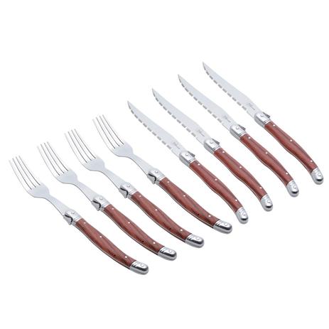 Jogo Talheres 4 Facas E 4 Garfos Inox Cabo Plástico Bon Gourmet é boa?