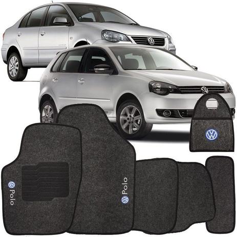 Jogo Tapete Automotivo Carpete + Lixeira Volkswagen Polo 2009 à 2014 Soft Logo Bordado Grafite 6 Pçs - S/M Menor preço em Jogo Tapete Automotivo Carpete + Lixeira Volkswagen Polo 2009 à 2014 Soft Logo Bordado Grafite 6 Pçs - S/M
