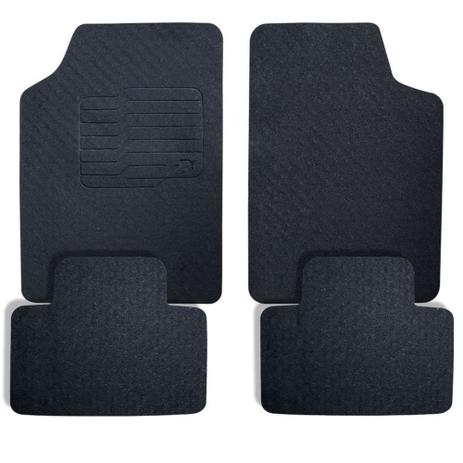 Jogo Tapete Carro Borracha Universal Pvc 4 Peças Preto/ECOTAP Menor preço em Jogo Tapete Carro Borracha Universal Pvc 4 Peças Preto/ECOTAP