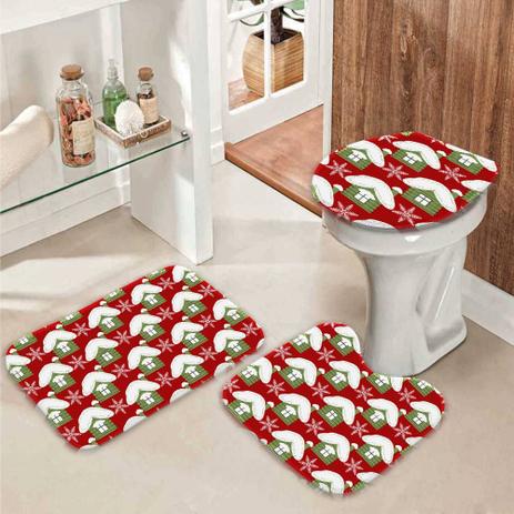 Jogo Tapetes para Banheiro Casinhas de Natal - Love decor é boa?