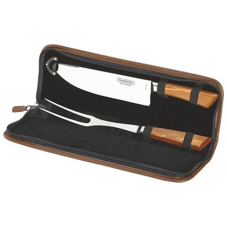 Jogo trinchante para churrasco cabo natural polywood com estojo 3 peças - tramontina - Plasflex Menor preço em Jogo trinchante para churrasco cabo natural polywood com estojo 3 peças - tramontina - Plasflex